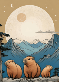 Ukiyo-e - Capybara 0A666A