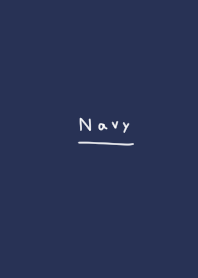 navy. letter. simple.