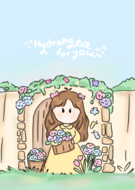 ♡ดอกไฮเดรนเยียสำหรับเธอ :)