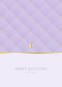 HEART QUILTING -PURPLE-