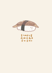simple Anago sushi beige