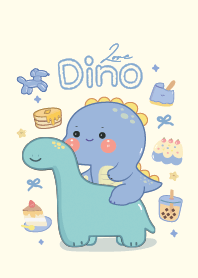 ไดโนเสาร์น่ารัก : สีฟ้าบลู