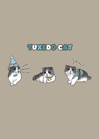tuxedocat3 - khaki