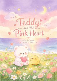 Teddy and the Pink Heart