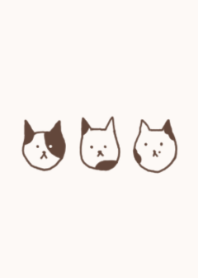 LOOSE CAT/BICOLOR/BEIGE