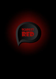 Scarlet Red Button In Black