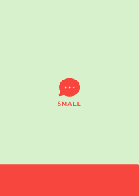 Small Button / Red&Green