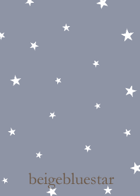 Beige blue and stars