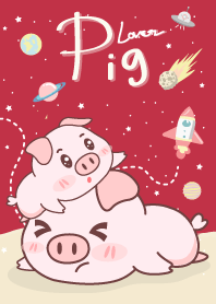 Pig on Galaxy. (Red Lover)