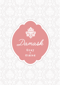 Damask(Gray&Oldred)
