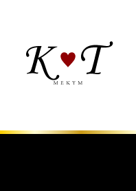 Love Initial K&T 10