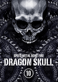 Dragon skull Speed metal bone fire 10