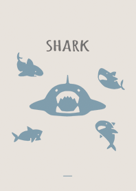 Beige Blue : Shark's simple theme
