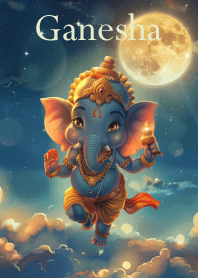 Cute Ganesha gives blessings, wealth(JP)