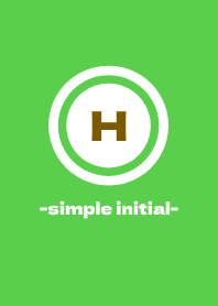 simple initial-H- THEME 3