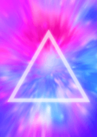 タイダイ風トライアングル