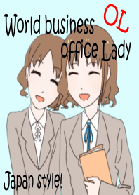 World business office Lady Japan style