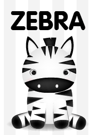 Cute Baby Zebra Theme
