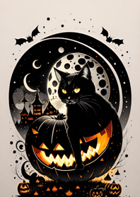 浮世絵万聖節猫 616Bb3