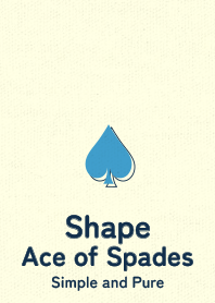 Shape spades  Yacht blue