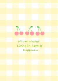 cherry (yellow check)