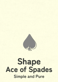 Shape spades  Battle Ship Gray