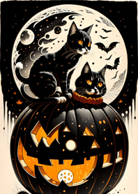 halloween cat e8F2Ea