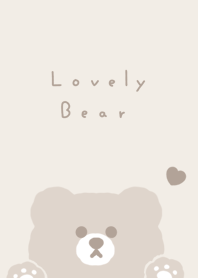 可愛的熊 / beige