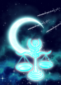 Moon and Libra light blue 2023