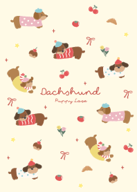 Dachshund puppy love