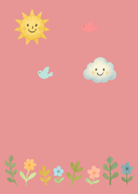 Scandinavian time on light pink