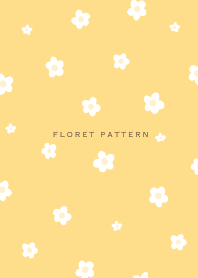 Floret Pattern  - 02-02 Beige Ver.i