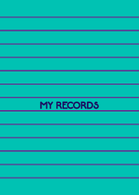 SIMPLE NOTE MY RECORDS MINT PURPLE