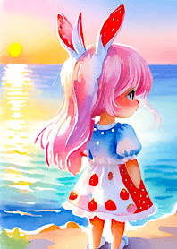 Little pink girl