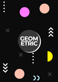 Geometric BLACK WASH 4