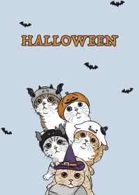 meow's halloween2 - baby blue
