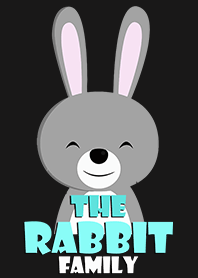 Keluarga kecil kelinci biru