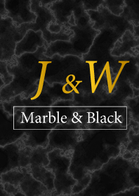 J&W-Marble&Black-Initial