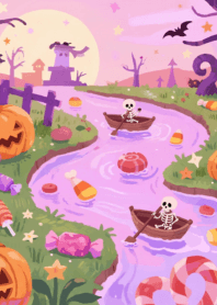 Many ghosts cute Halloween 2_30