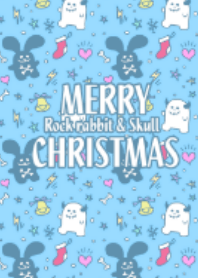 ロックなウサギとドクロ♥️クリスマス!
