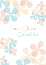 Pencil Clover Colorful 6