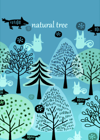 A clear, clear, Nordic forest.