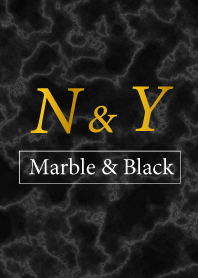 N&Y-Marble&Black-Initial