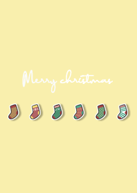christmas socks - lemonade