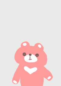 Heart mark bear