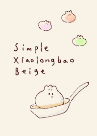 simple Xiaolongbao beige.