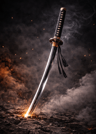 漆黒の日本刀｜炎と煙の和クール#7