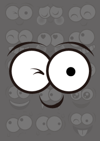 デ顔絵(グレー)