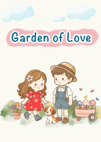 Pastel Garden of Love (Blue)