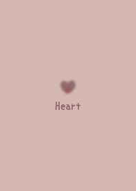 Watercolor Heart *Dullness Pink*